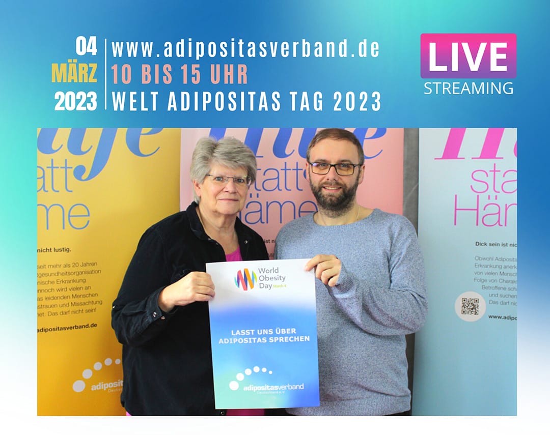04 |www.adipositasverband.de MÄRZ (10 BIS 15 UHR 2023 WELT ADIPOSITAS TAG 2023