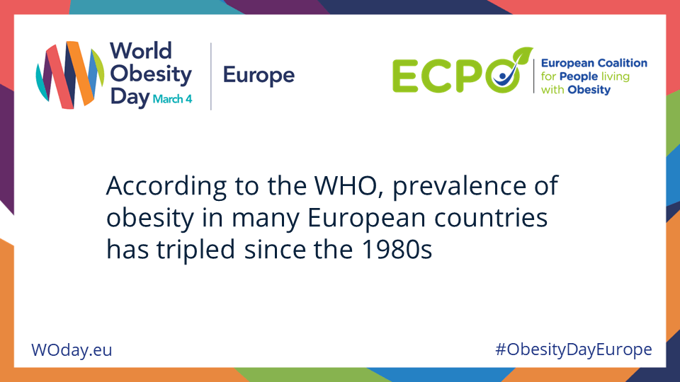 According to the WHO, prevalence of obesity in many European countries has tripled since the 1980s