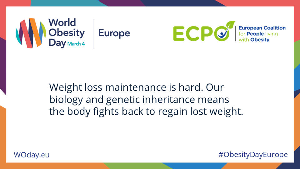Weight loss maintenance is hard. Our biology and genetic inheritance means the body fights back to regain lost weight.