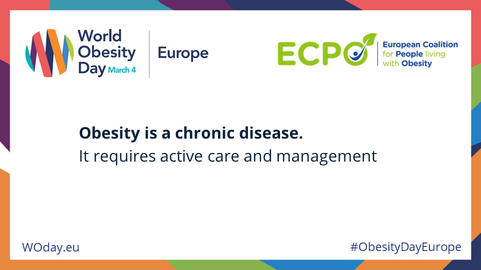 Obesity is a chronic disease. It requires active care and management